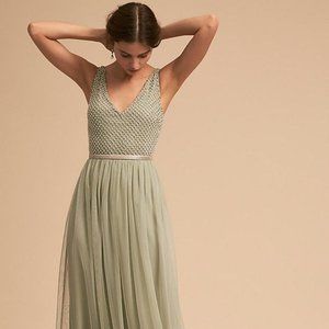 Bhldn Bryce Aqua Mist Gown